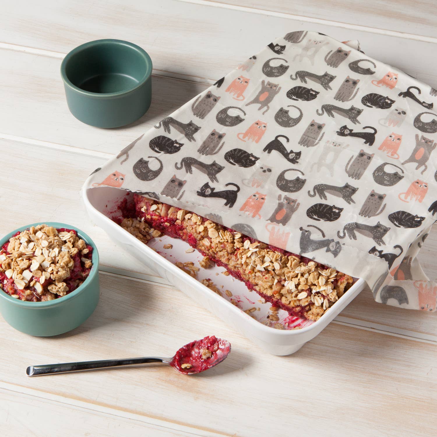 Ecologie: Cats Extra Large Beeswax Wrap - Image 6