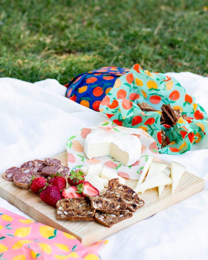 Ecologie: Citrus Beeswax Wrap Set of 3 - Image 3