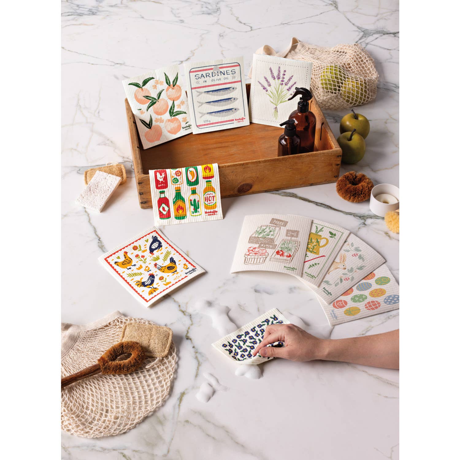 Ecologie: Del Mar Swedish Dishcloth - Image 2