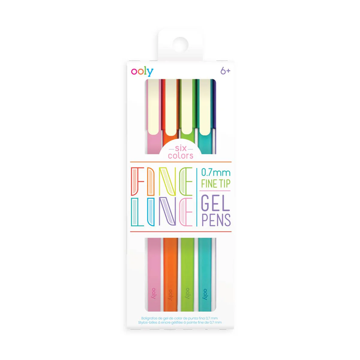 OOLY: Fine Lines Gel pens set of 6
