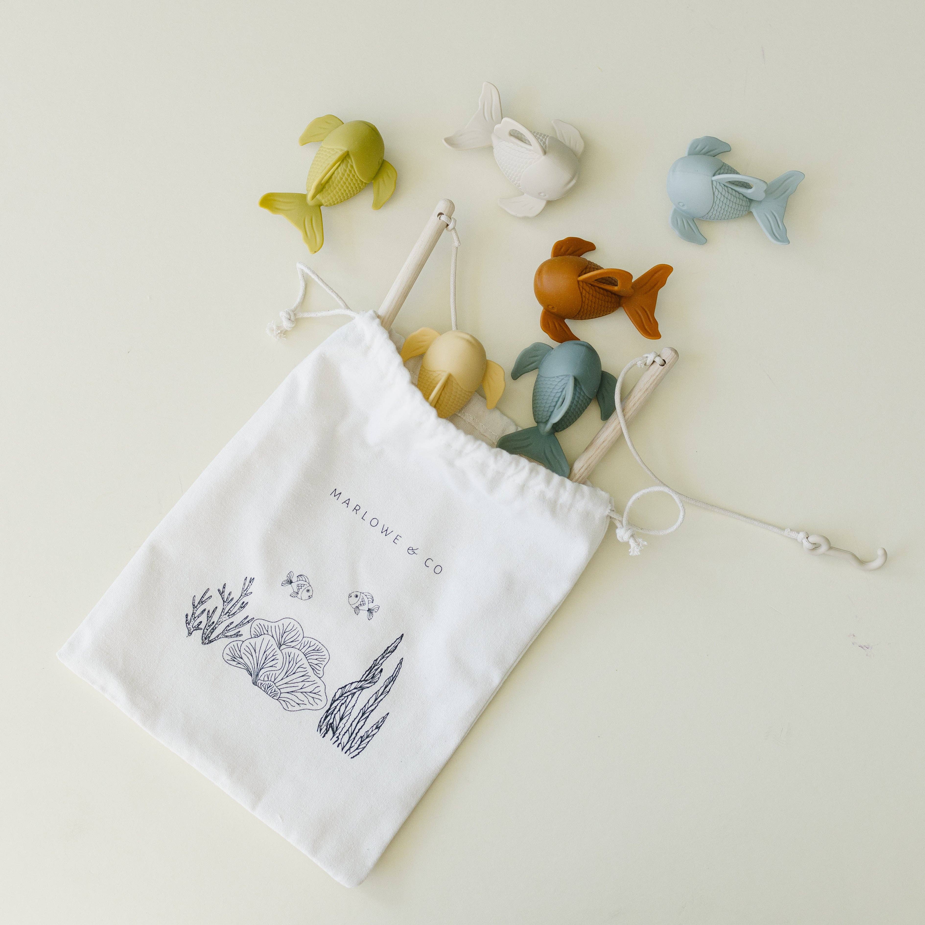Marlowe & Co: Silicone and Wood Fishing Play Set - Image 10