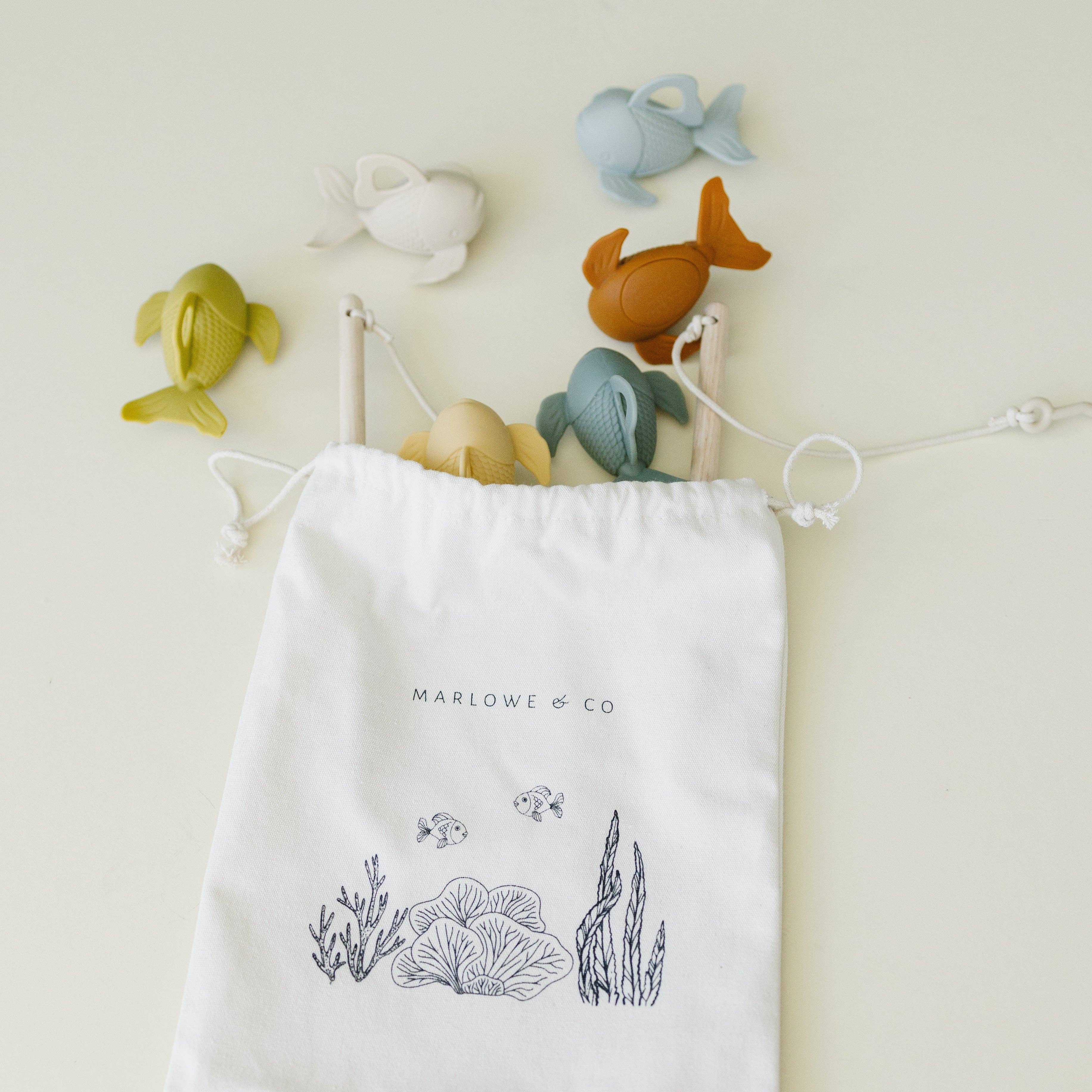 Marlowe & Co: Silicone and Wood Fishing Play Set - Image 15