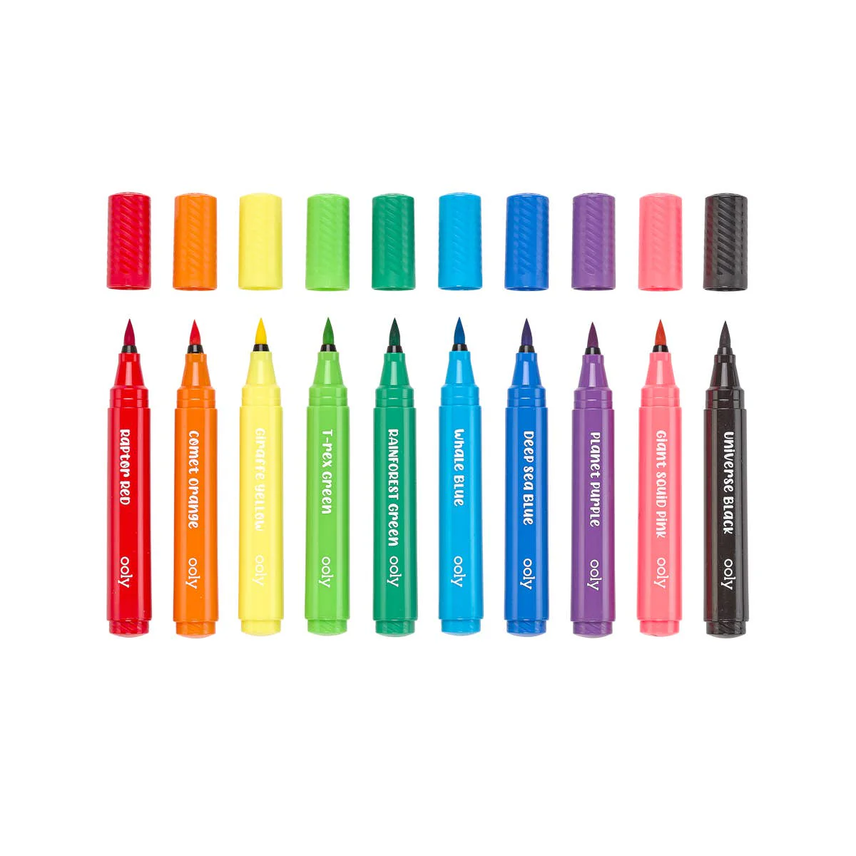 OOLY: Big Bright Brush Markers - set of 10 - Image 3