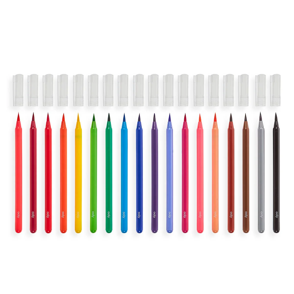 OOLY: Chroma Blends Watercolor Brush Markers- Set of 18 - Image 2