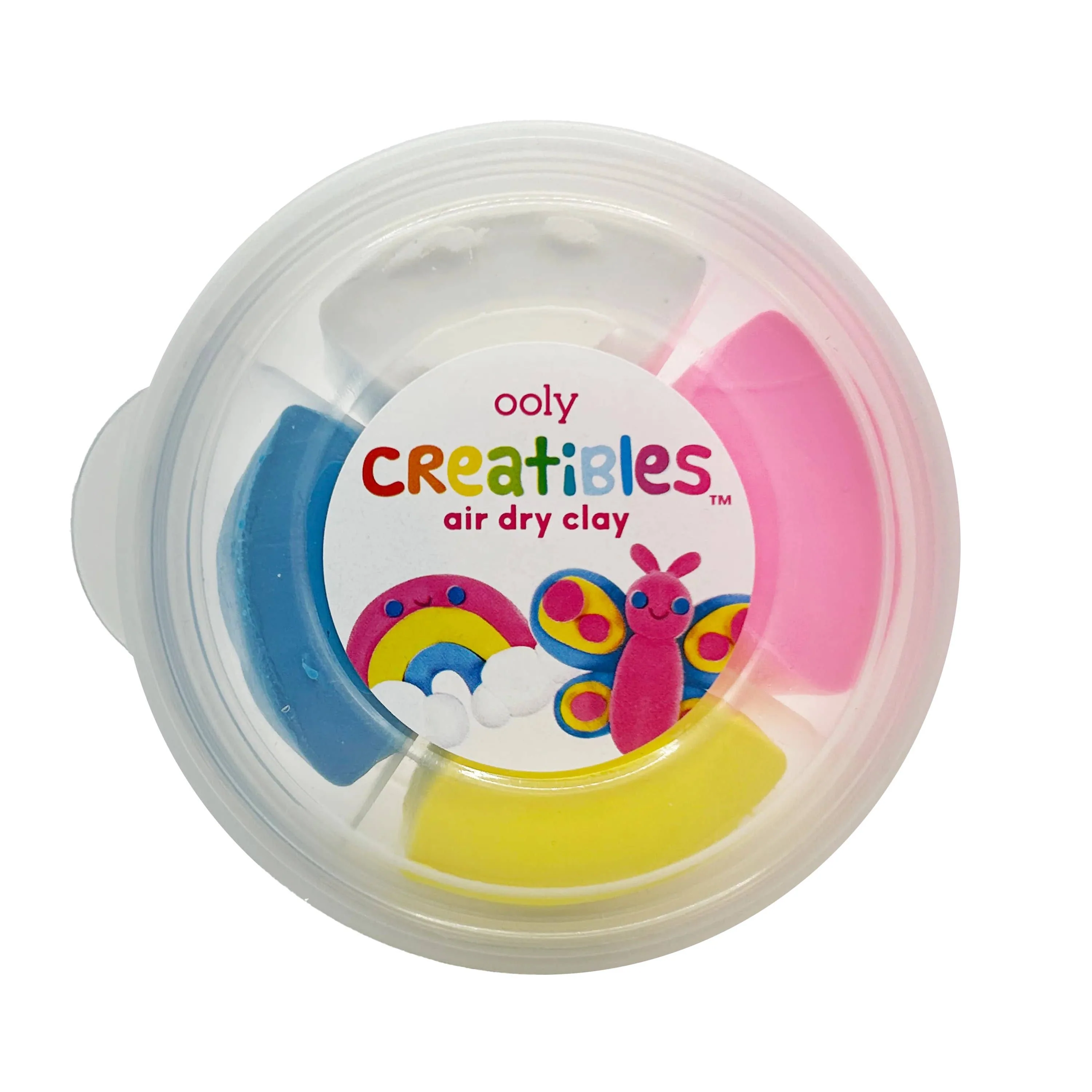 OOLY: Creatibles D.I.Y. Air-Dry Clay Kit: Rainbow BFFs (Set of 4) - Image 5