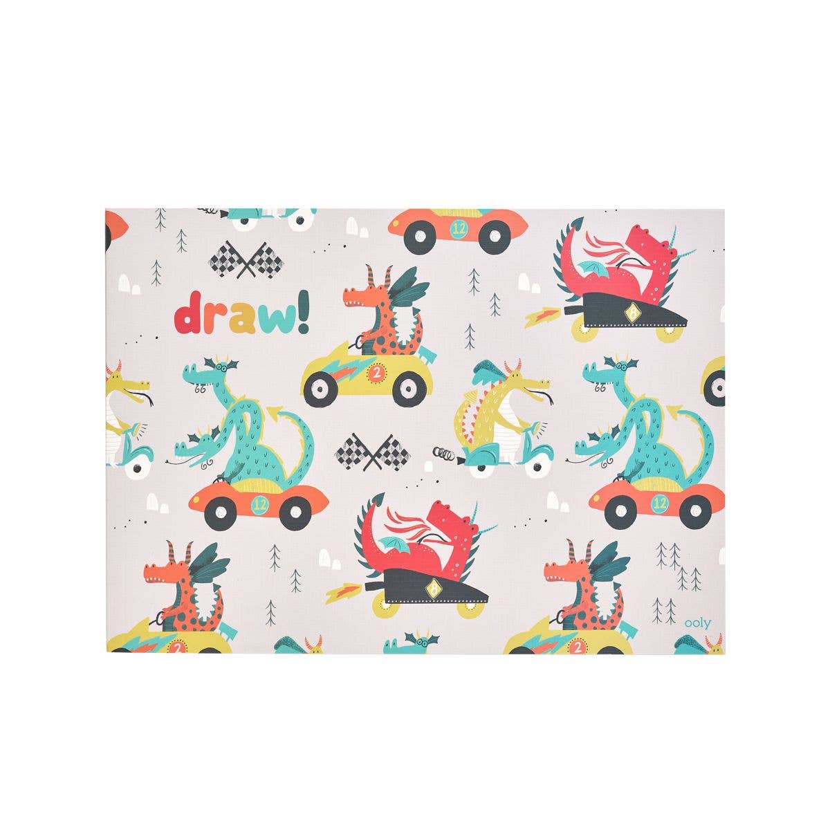 OOLY: Dragon Race Tracks Doodle Pad Duo Sketchbook - set of 2 - Image 3