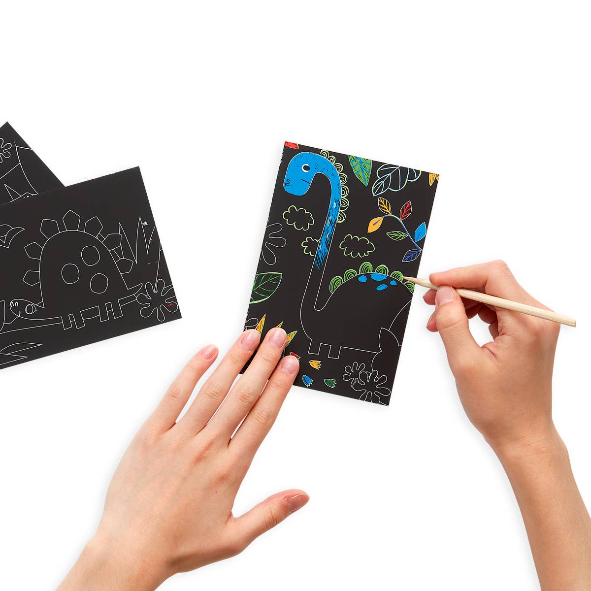 OOLY - Mini Scratch & Scribble Art Kit: Dino. Days - Image 3