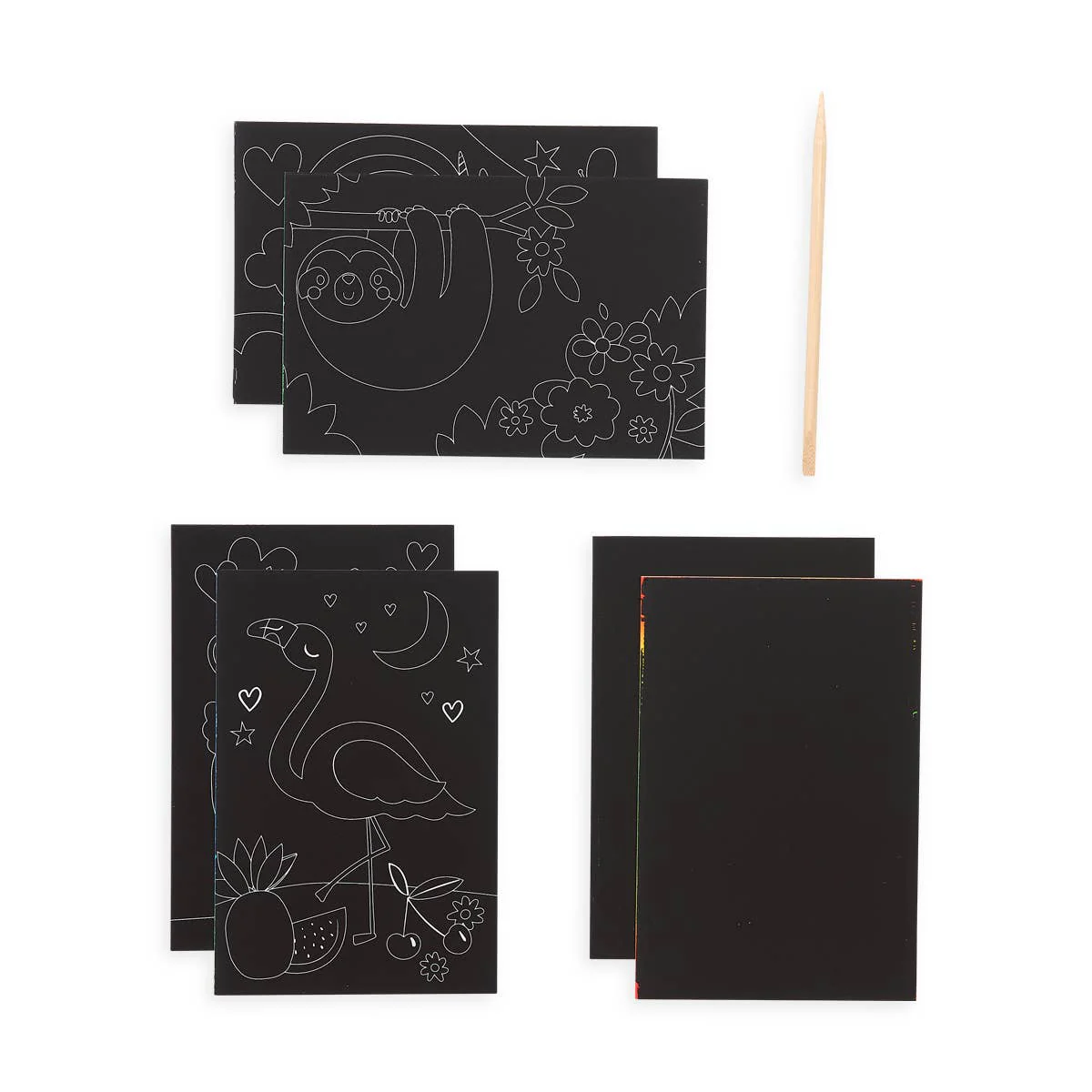 OOLY - Mini Scratch & Scribble Art Kit: Funtastic Friends - Image 3