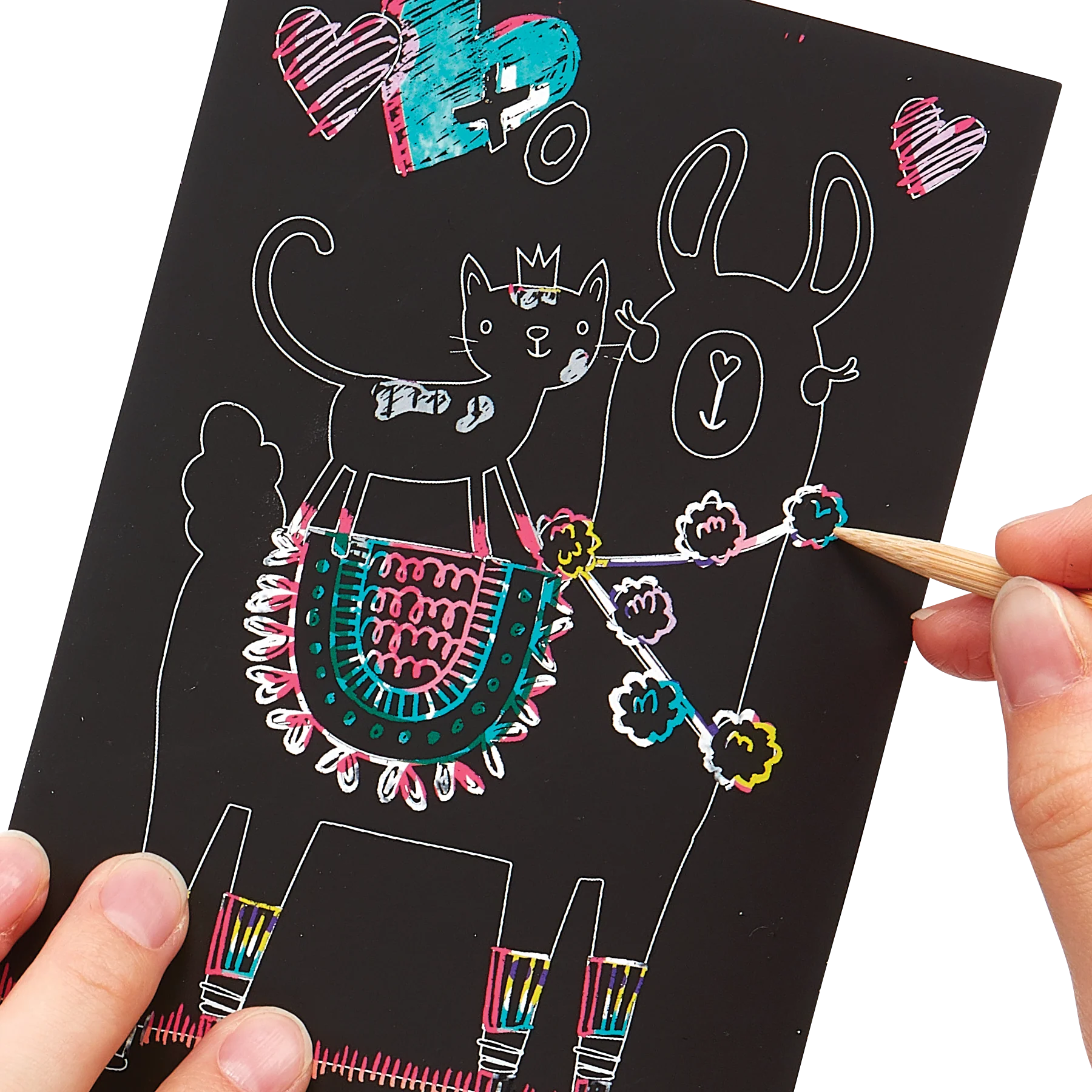 OOLY - Mini Scratch & Scribble Art Kit: Funtastic Friends - Image 4