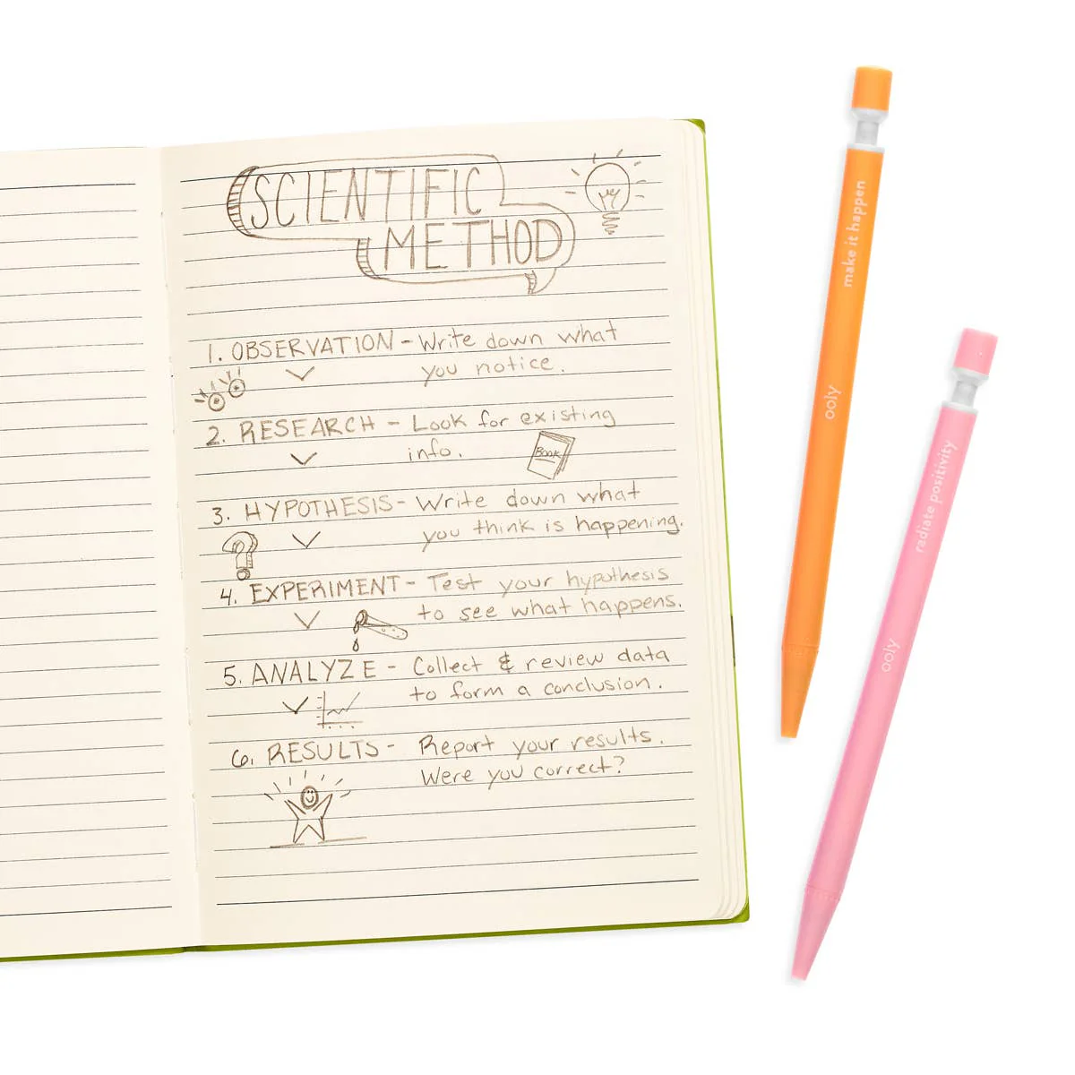 OOLY: Noted! Graphite Mechanical Pencils Lead Refills - Set of 6 - Image 2