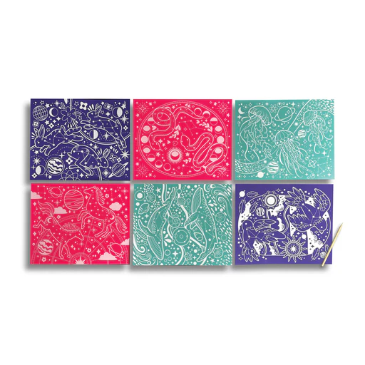 OOLY: Scratch & Shine Scratch Cards - Celestial Skies (7 PC Set) - Image 3