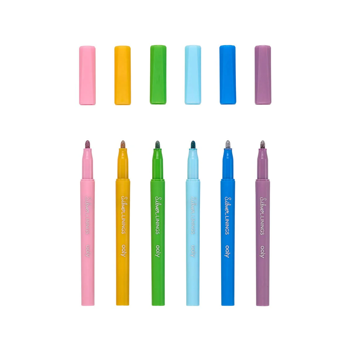 OOLY: Silver Linings Outline Markers - Set of 6 - Image 5