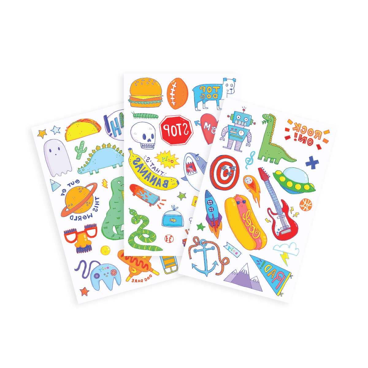 OOLY: Tattoo Palooza Temporary Tattoo: Awesome Doodles - Image 2