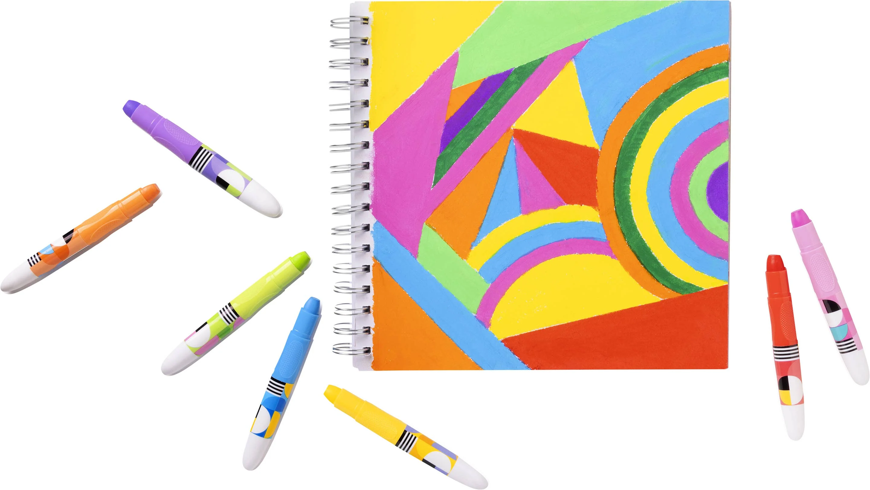 SNIFTY: GEO STICKS VIBRANT TEMPERA PAINT STICKS - BRIGHTS - Image 2