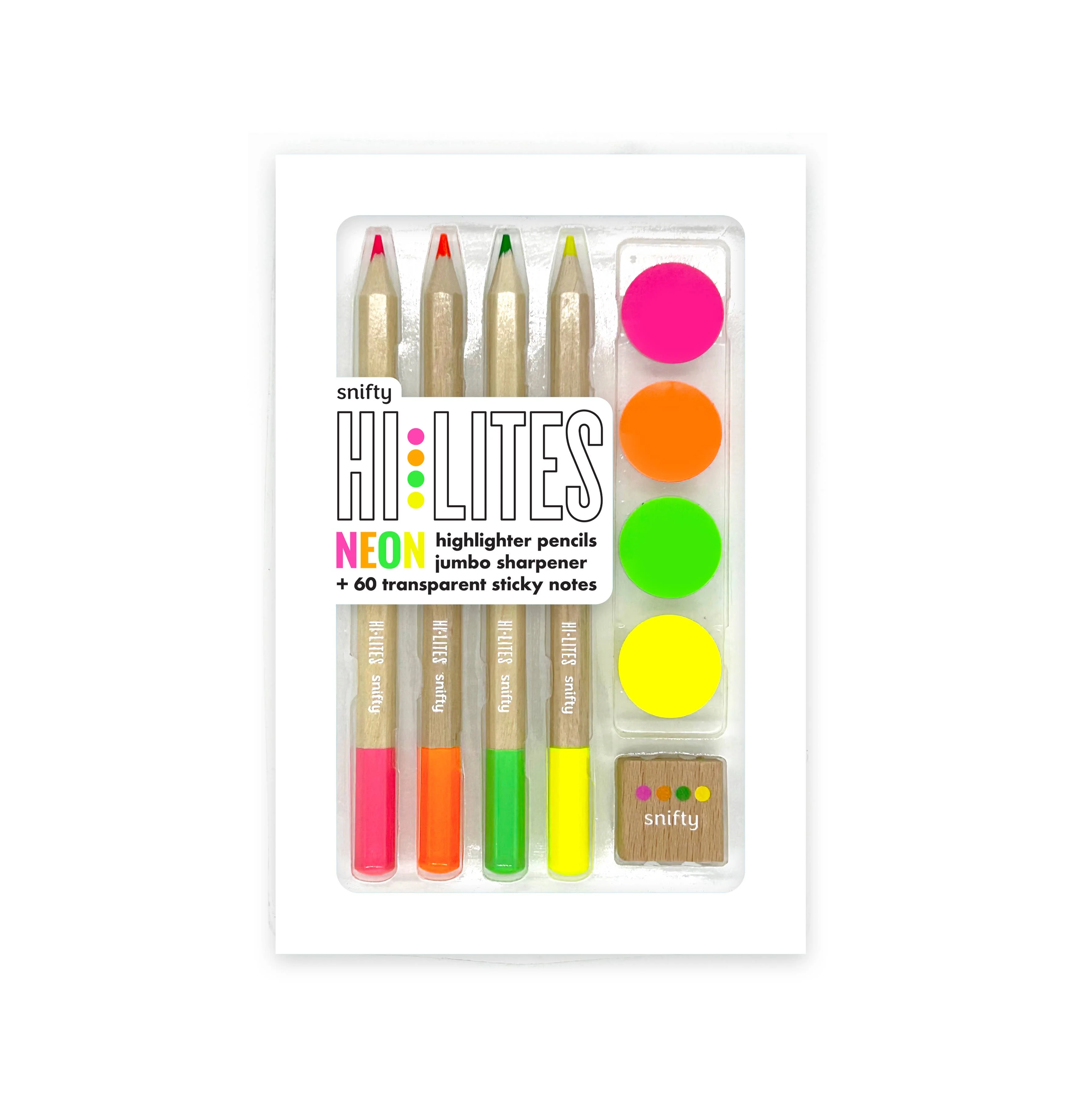 SNIFTY: HIā¢LITES - NEON PENCIL HIGHLIGHTING SET