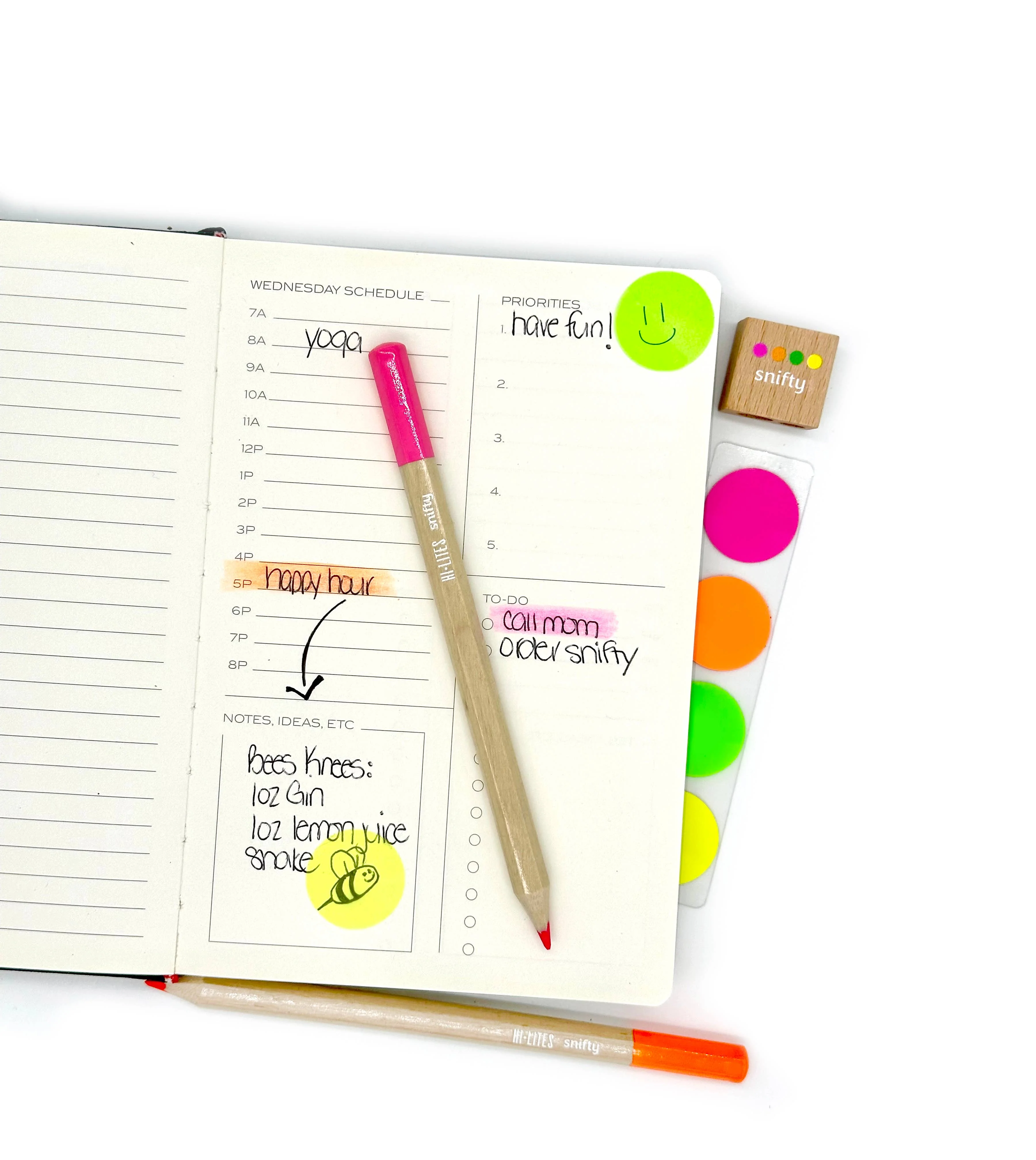 SNIFTY: HIā¢LITES - NEON PENCIL HIGHLIGHTING SET - Image 2