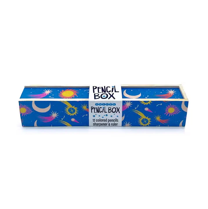 Snifty: Wooden Pencil Box + Colored Pencils - Image 3