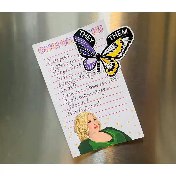 The Found: They/Them Butterfly Magnet - Image 2