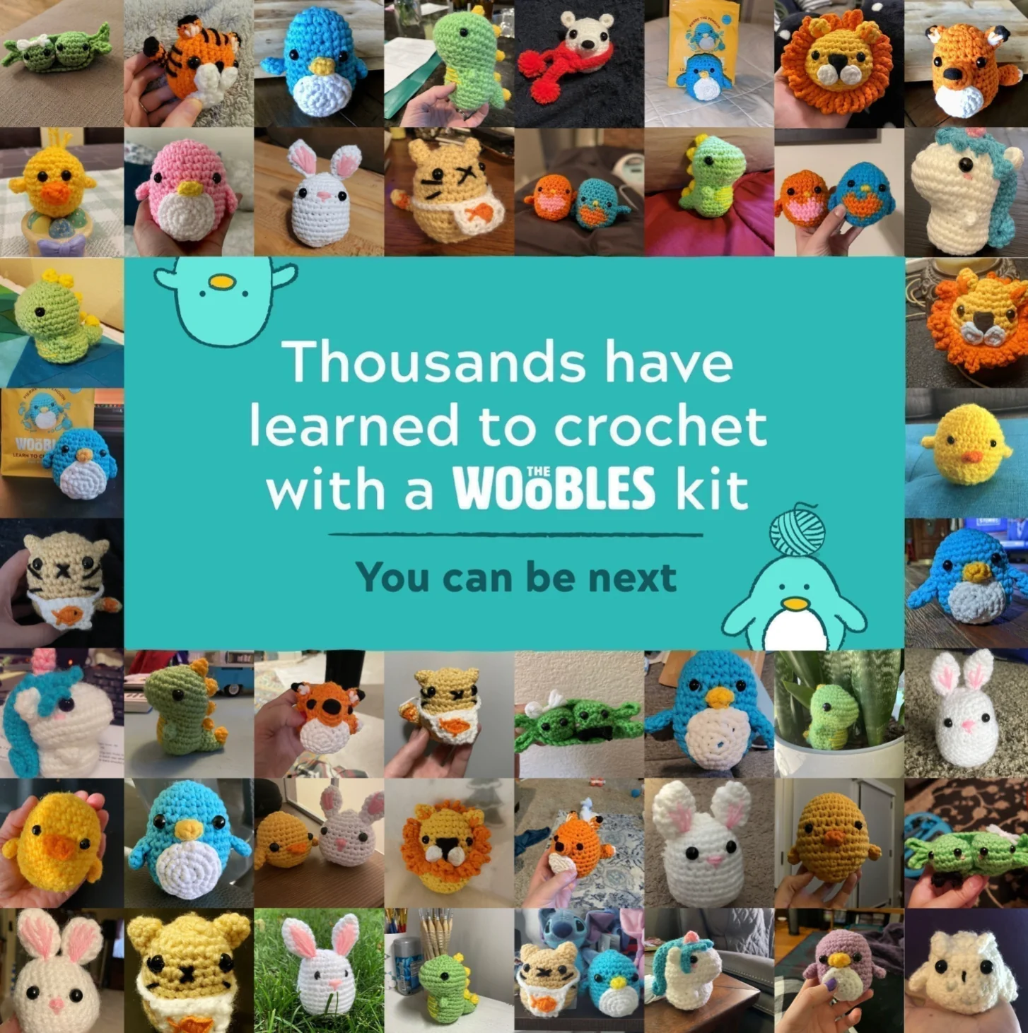 The Woobles: Albie the Phoenix Crochet Kit - Image 5