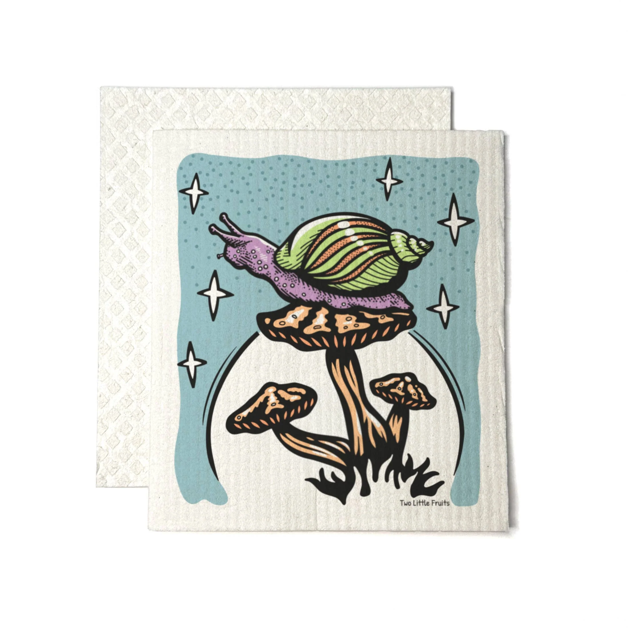 Two Little Fruits: Swedish Dishcloth - Garden Snail – Reusable Swedish Sponge