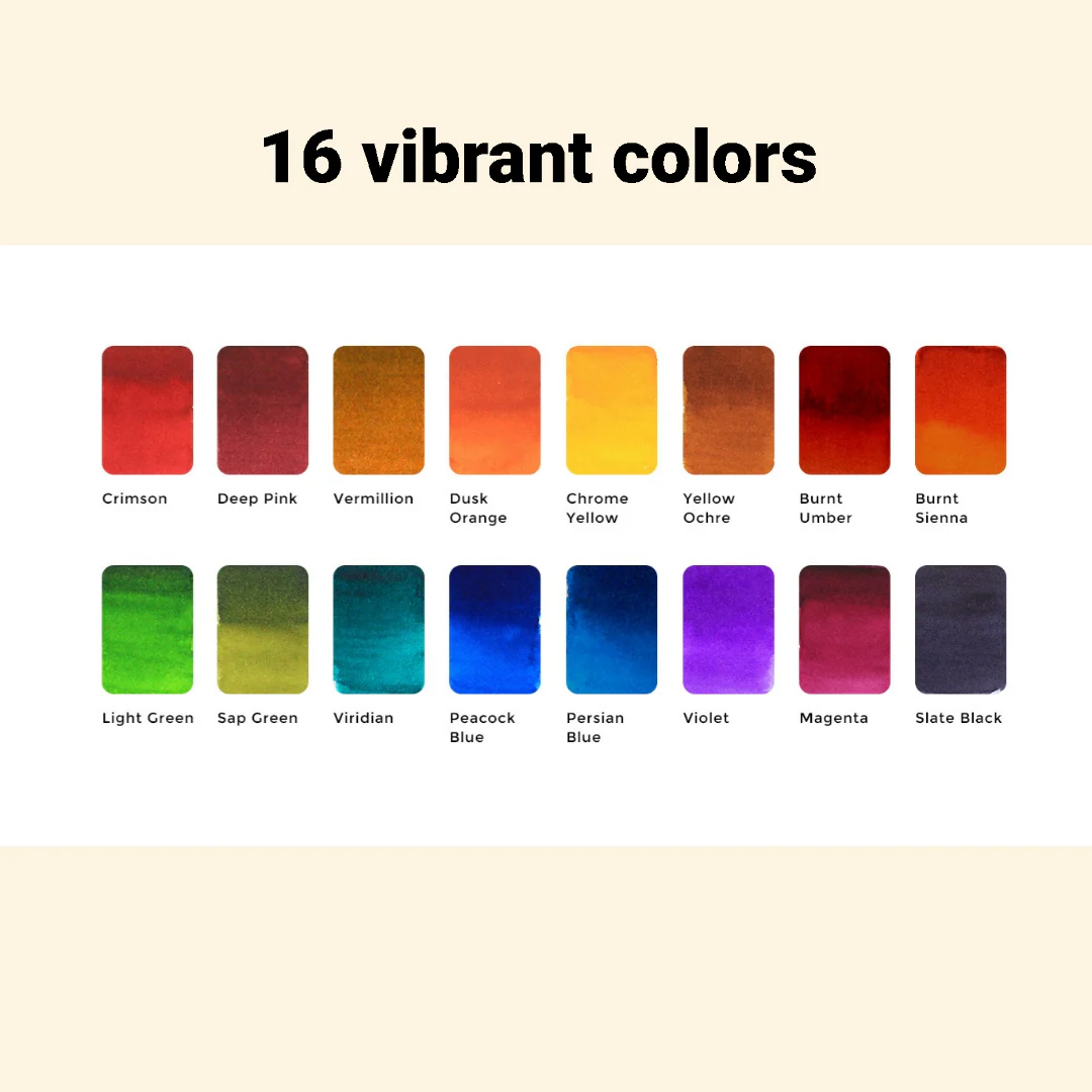 Viviva Colors: Colorsheets (16 Watercolors) - Image 8