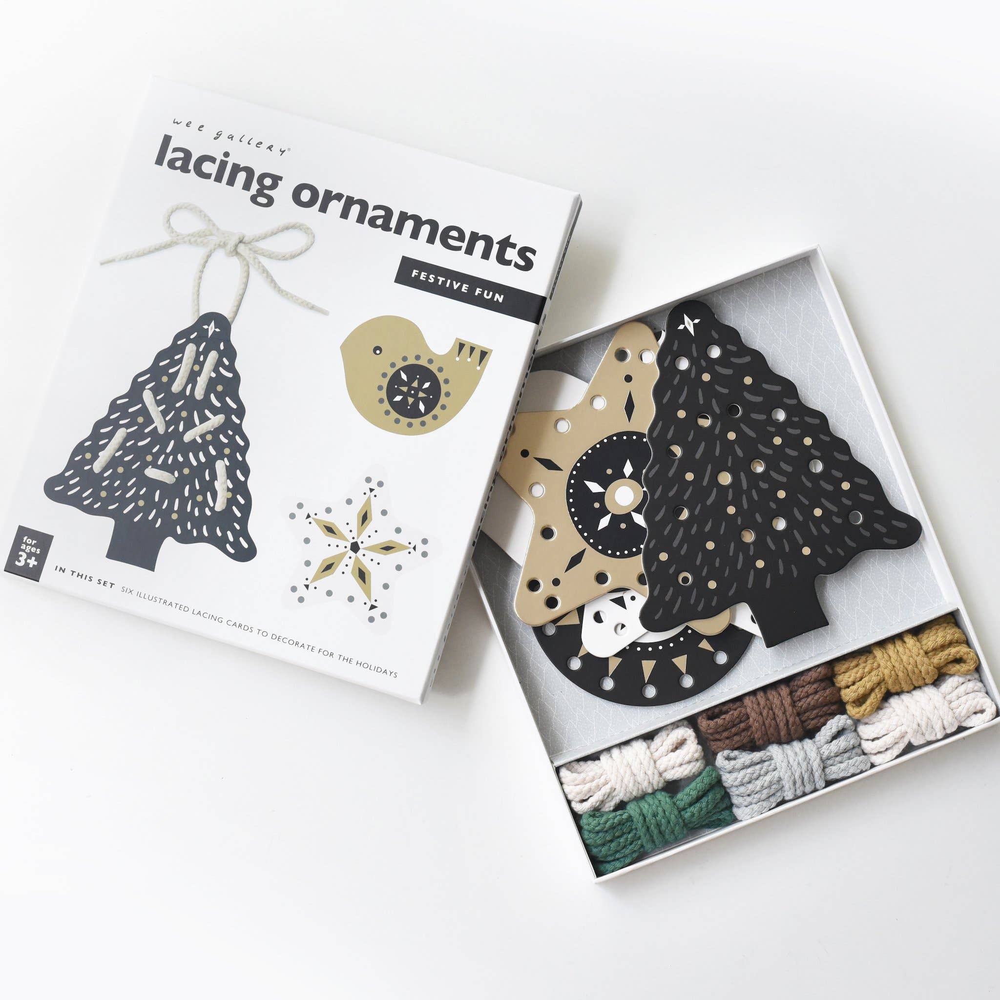 Wee Gallery: Festive Fun Lacing Ornaments - Image 4