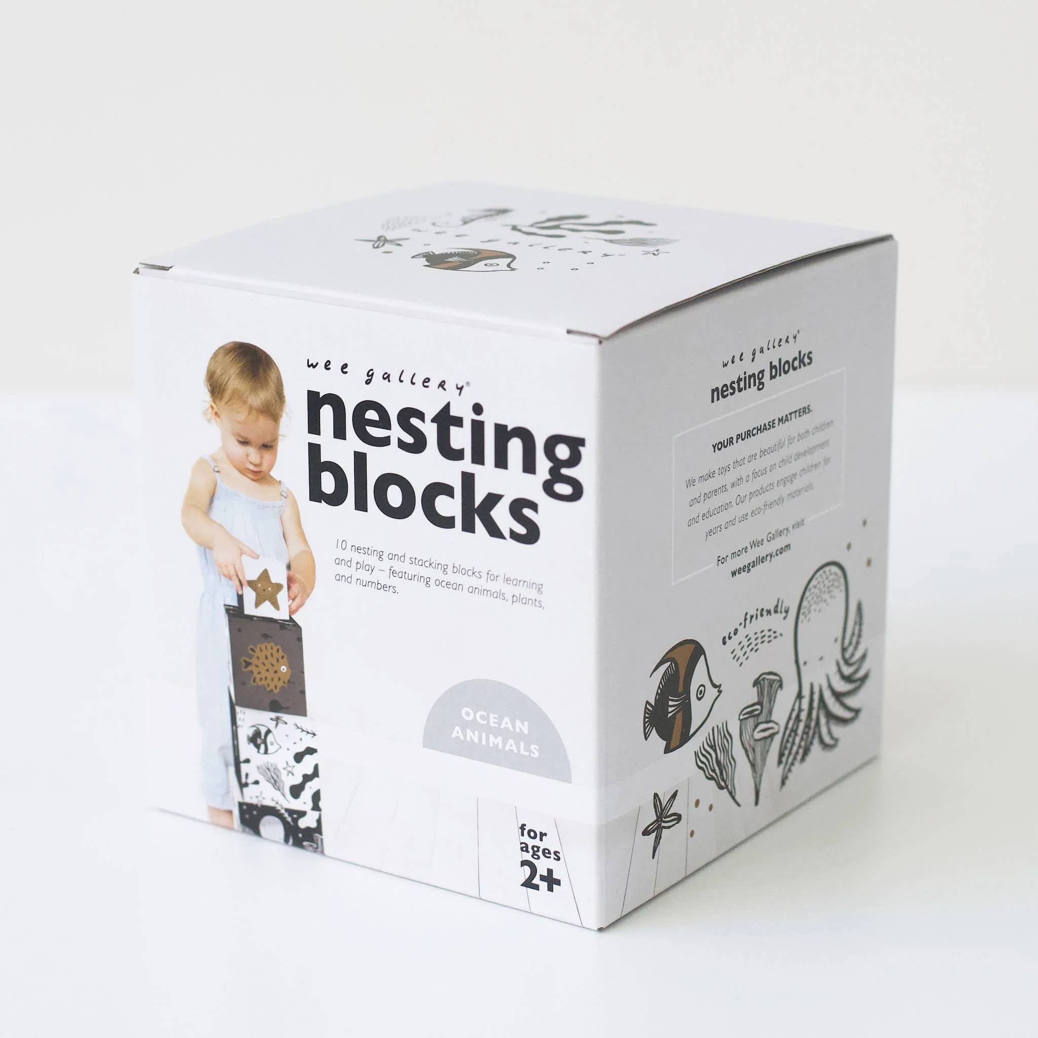 Wee Gallery: Nesting Blocks - Ocean Animals - Image 6
